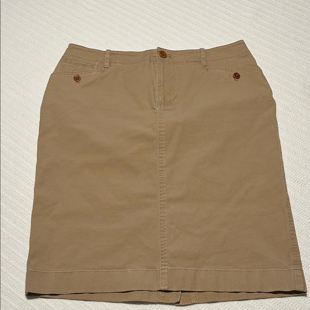 Ralph Lauren Tan Pencil Skirt